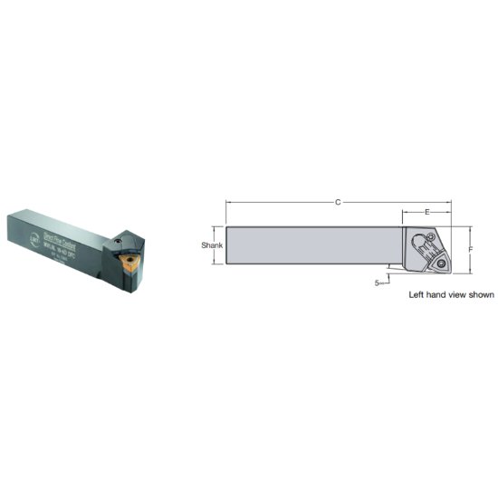Picture of LMT Fette MVJNR 16-3D DFC Turning Stick Tool 35.0° 1.000 Tool